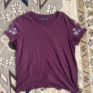 Abercrombie embroidered shirt. Size medium